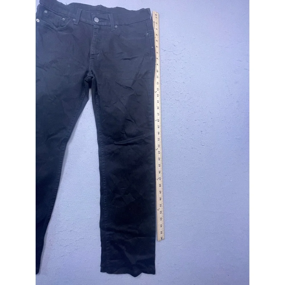 Levi's 514 Straight Fit Denim Black W33 L30 Mens